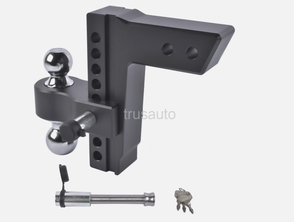 Aluminum Tow Hitch, 8 inch Drop/Rise
