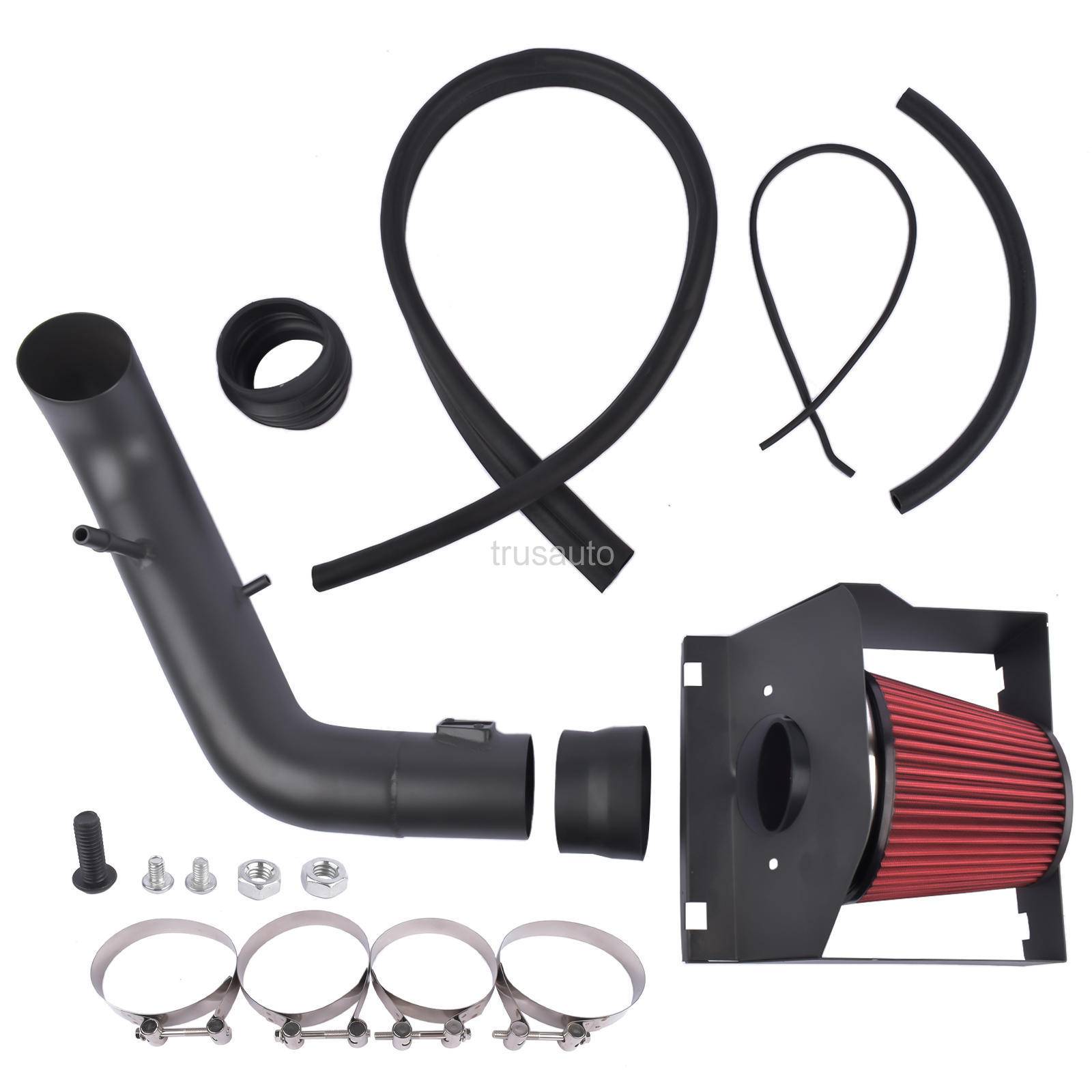 DR349BKRD, DR349-BK-RD, Cold Air Intake System, Cold Air Intake Kit, Cold Air Intake System Filter Heat Shield