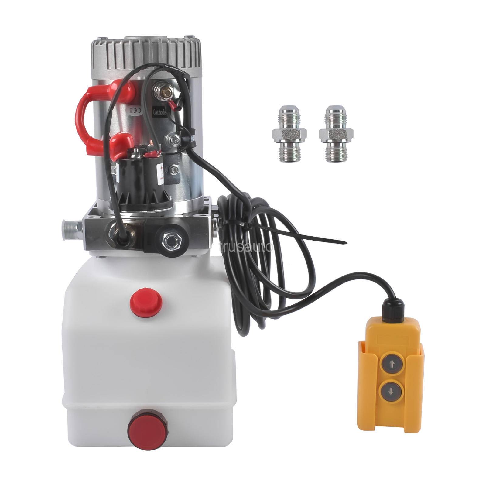 4 Quart ；Single Acting Hydraulic Pump ；12V