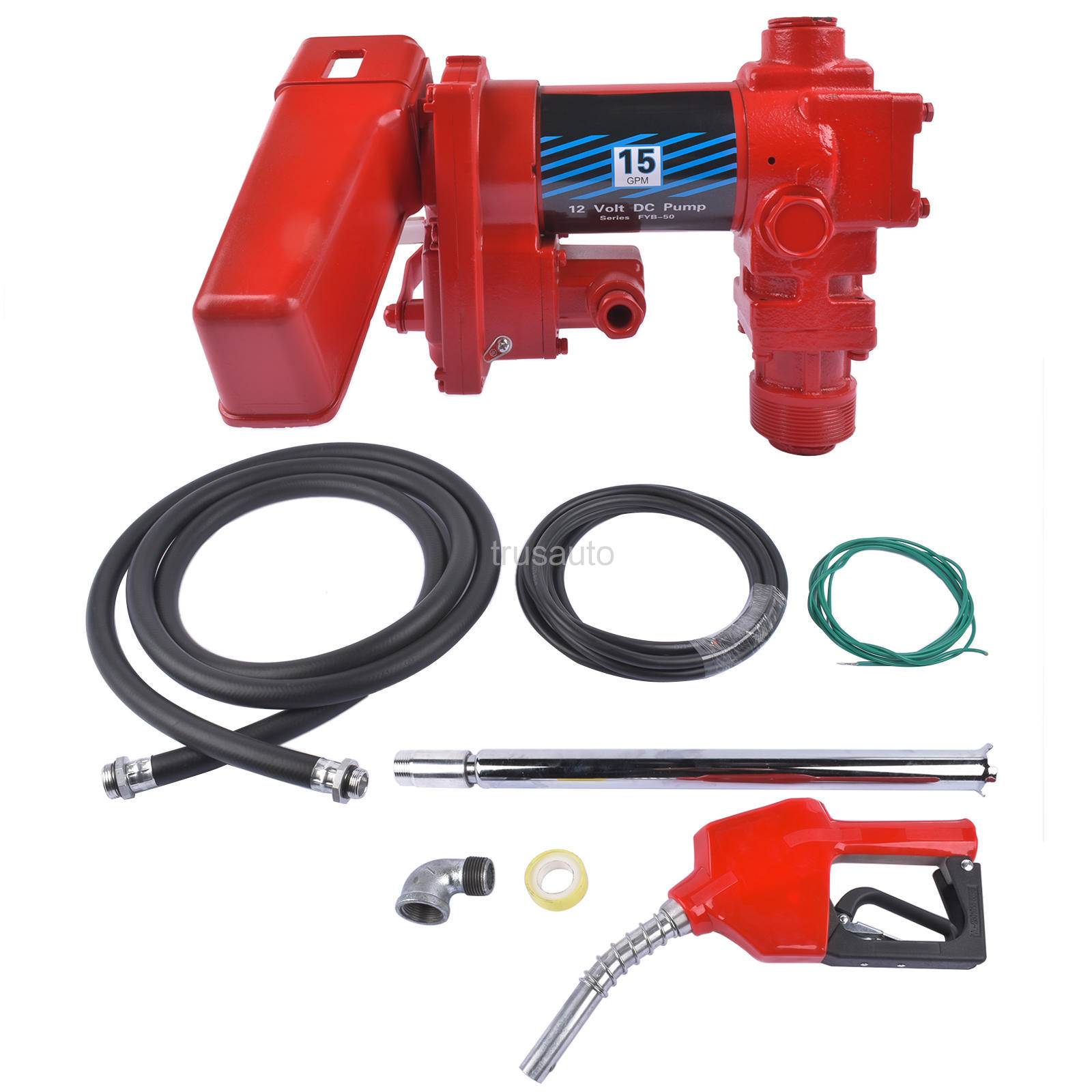 12V 15 GPM Fuel Transfer Pump
