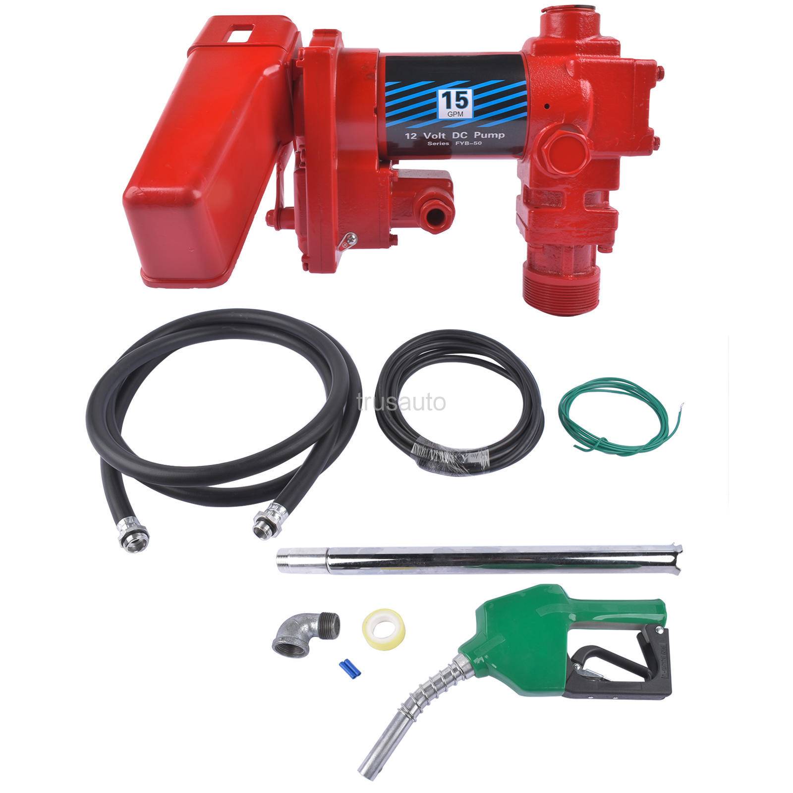 12V 15 GPM Fuel Transfer Pump