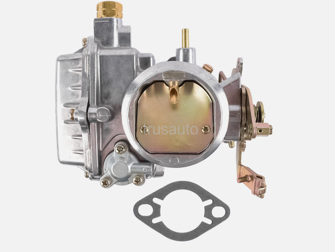 Carburetor, for Ford 1957 1960 1962 144 170 200 223, Inline 6, 6 Cyl 4 Cyl Engines, 1 Barrel Carb, Replace Holley 1904, Manual Choke, Single Barrel Carburetor with Gasket, 144170200223