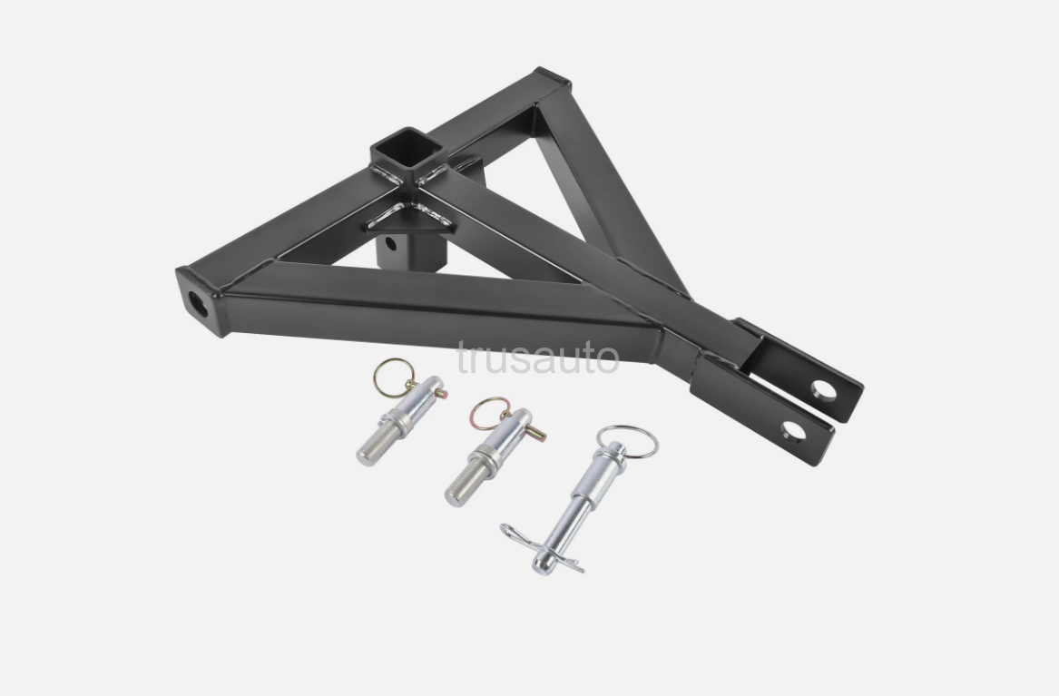 Triangle Pin Tractor Quick Hitch Drawbar Adapter, Heavy Duty Quick Hitch Drawbar Adapter, Trailer Hitch Receiver