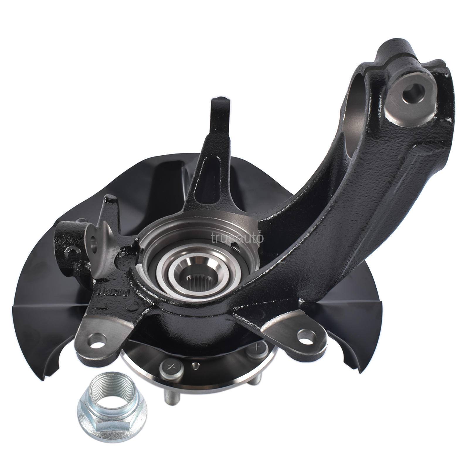 51216-TET-H00, 44600-TGG-A00, Steering Knuckle Assembly, Front Driver Side, Front, Left, Steering Knuckle & Wheel Bearing Hub Assembly