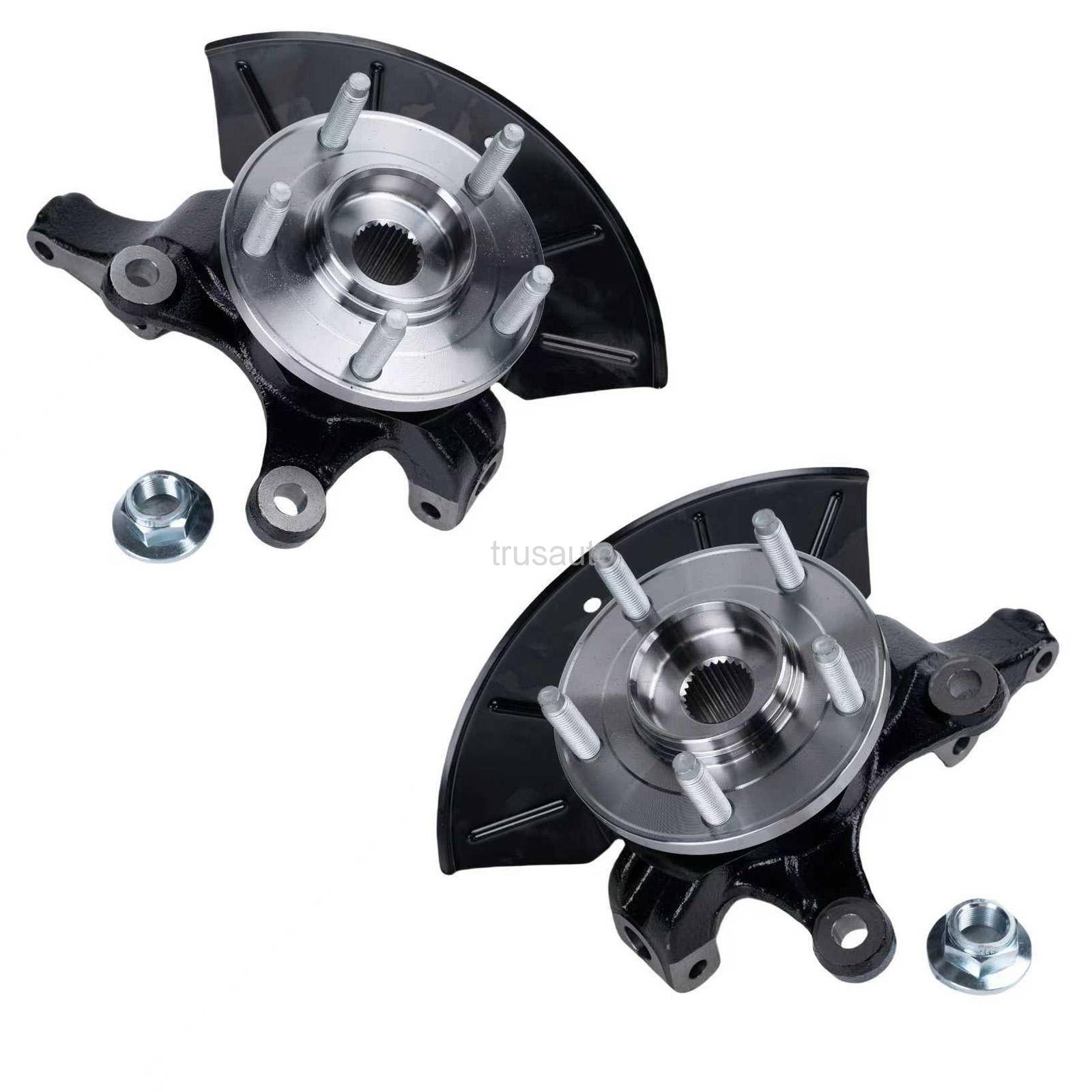 698405, 698404, 698-405, 698-404, KA698405, KA698404, Pair Front Knuckle & Wheel Hub Bearing, Steering Knuckle & Wheel Hub Bearing Assembly, Steering Knuckle Assembly