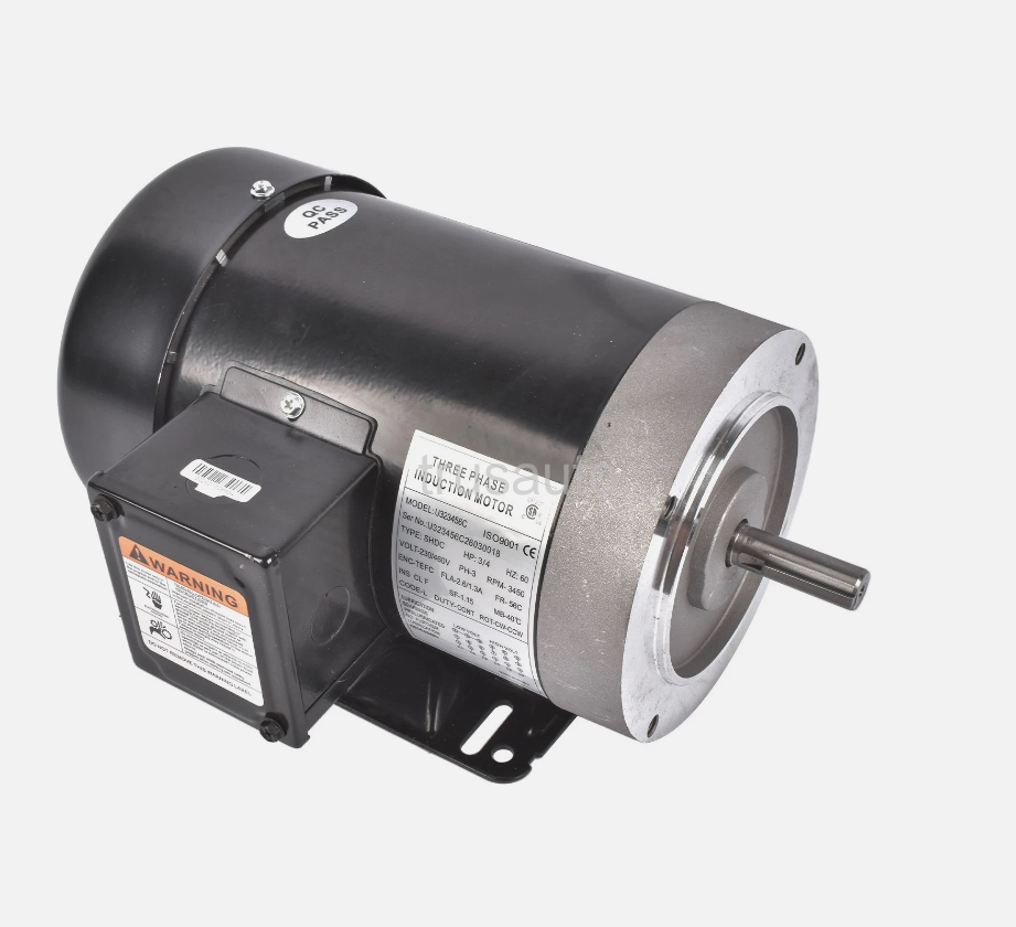 MA0507F AC MOTOR；3/4HP；3450 RPM；3PH；208-230V/460V 60 Hz； 56C/TEFC