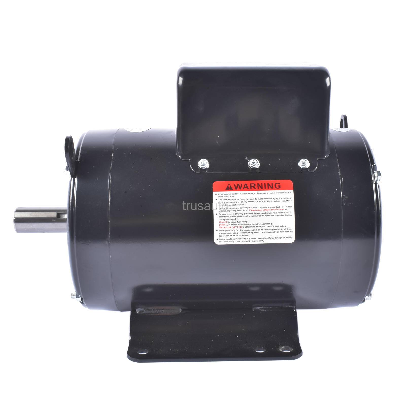 7.5HP Air Compressor Electric Motor 230V 31.6A 3450RPM 184T Frame CW/CCW