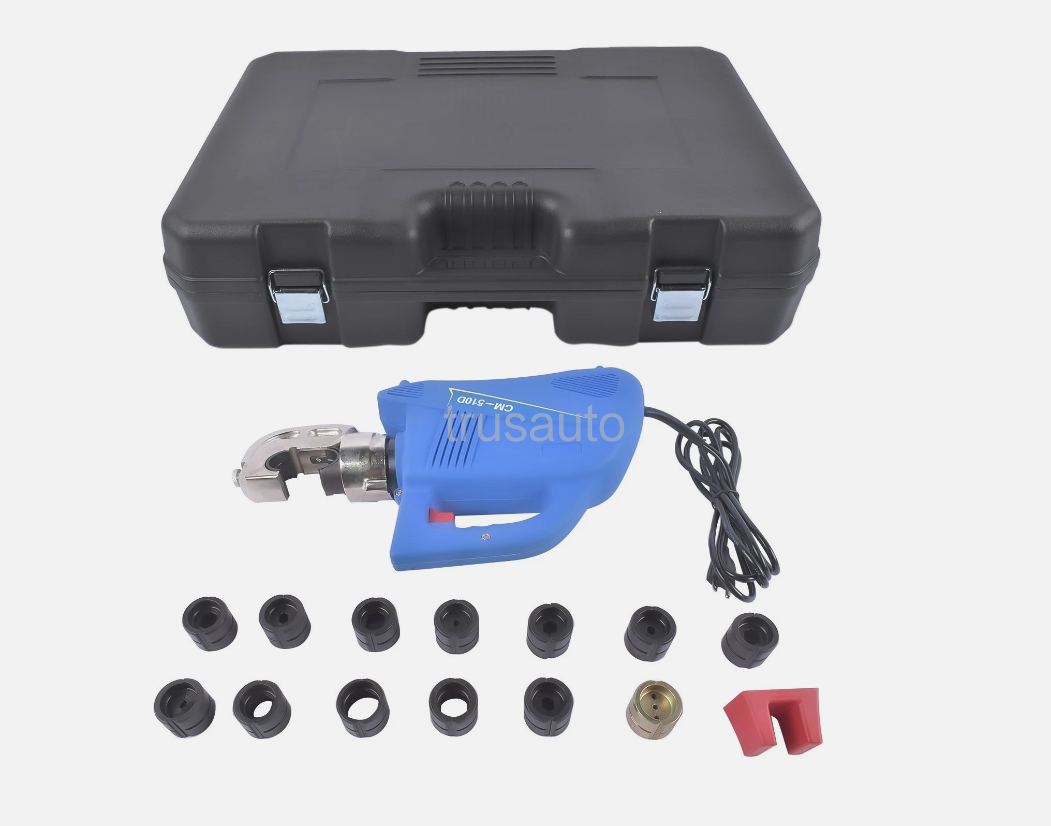 9AWG to 600MCM, Hydraulic Crimping Tool, 13 Molds Hydraulic Crimping Tool, Electrical Cable Lug Crimping Pliers, 8+10+16+25+35+50+70+95+120+150+185+240+300mm