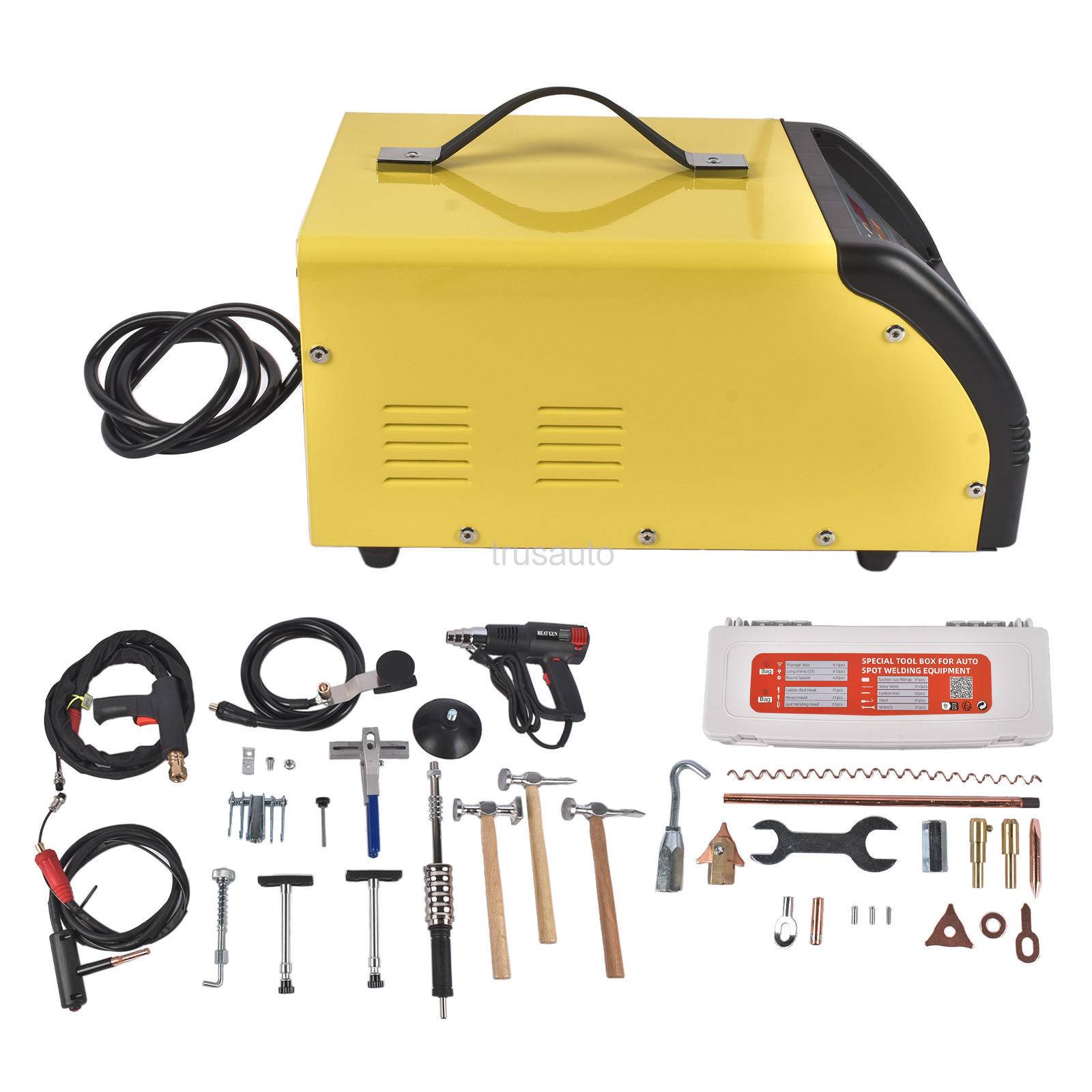Dent Repair Kit, Stud Welder, 10 Modes Available, 110V, 5000W, Dual System