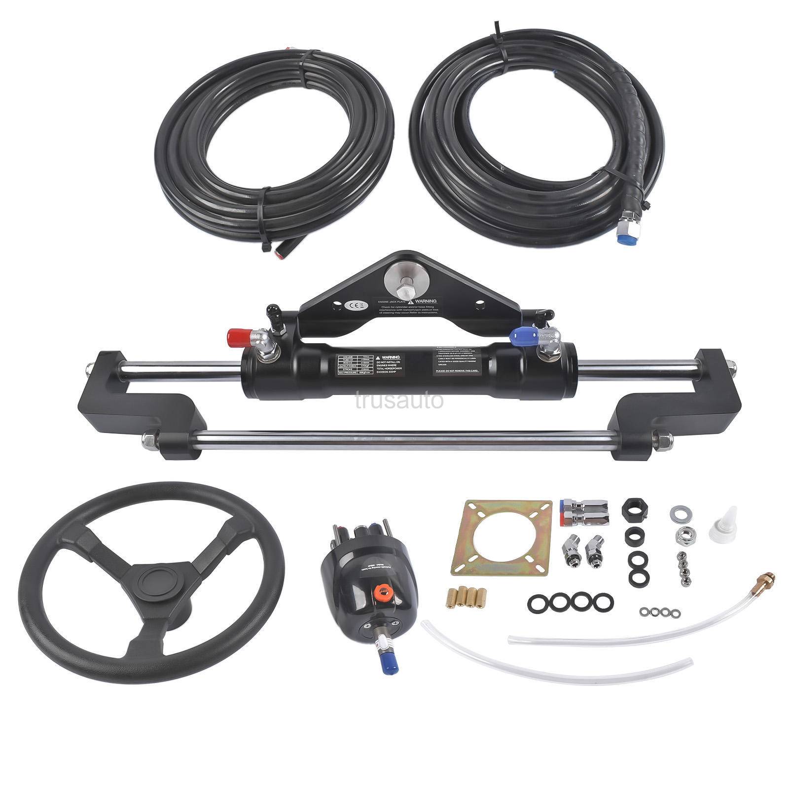 HK6400A-3, HO5122 Hydraulic Steering Kit, Hydraulic Outboard Boat Steering Kit, Hydraulic Directional Servo Kit, Helm Pump