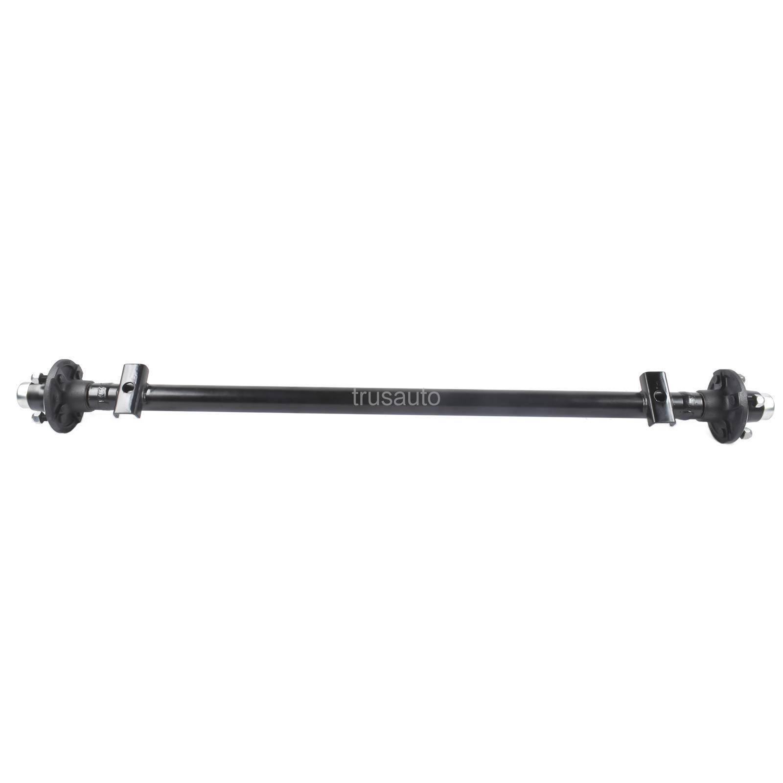 4 Lug Hubs 49" Hub, Hub Face Boat Trailer Axle U-Bolt Kit, Rated for 2000 lbs, Measures 49" from hub face to face