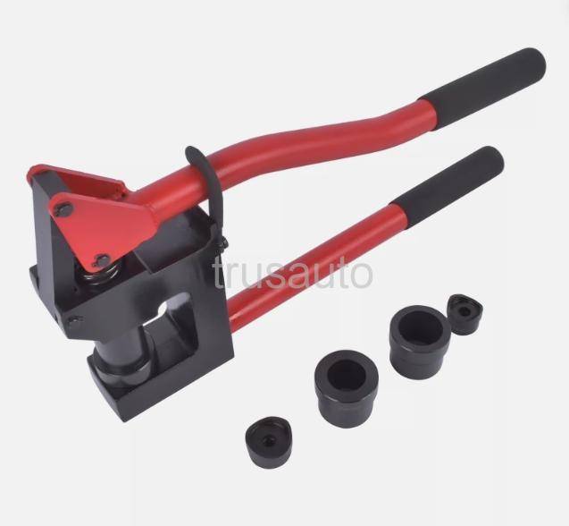 7/8", 1-1/8", and 1-11/32", Manual Metal Stud Punch Tool