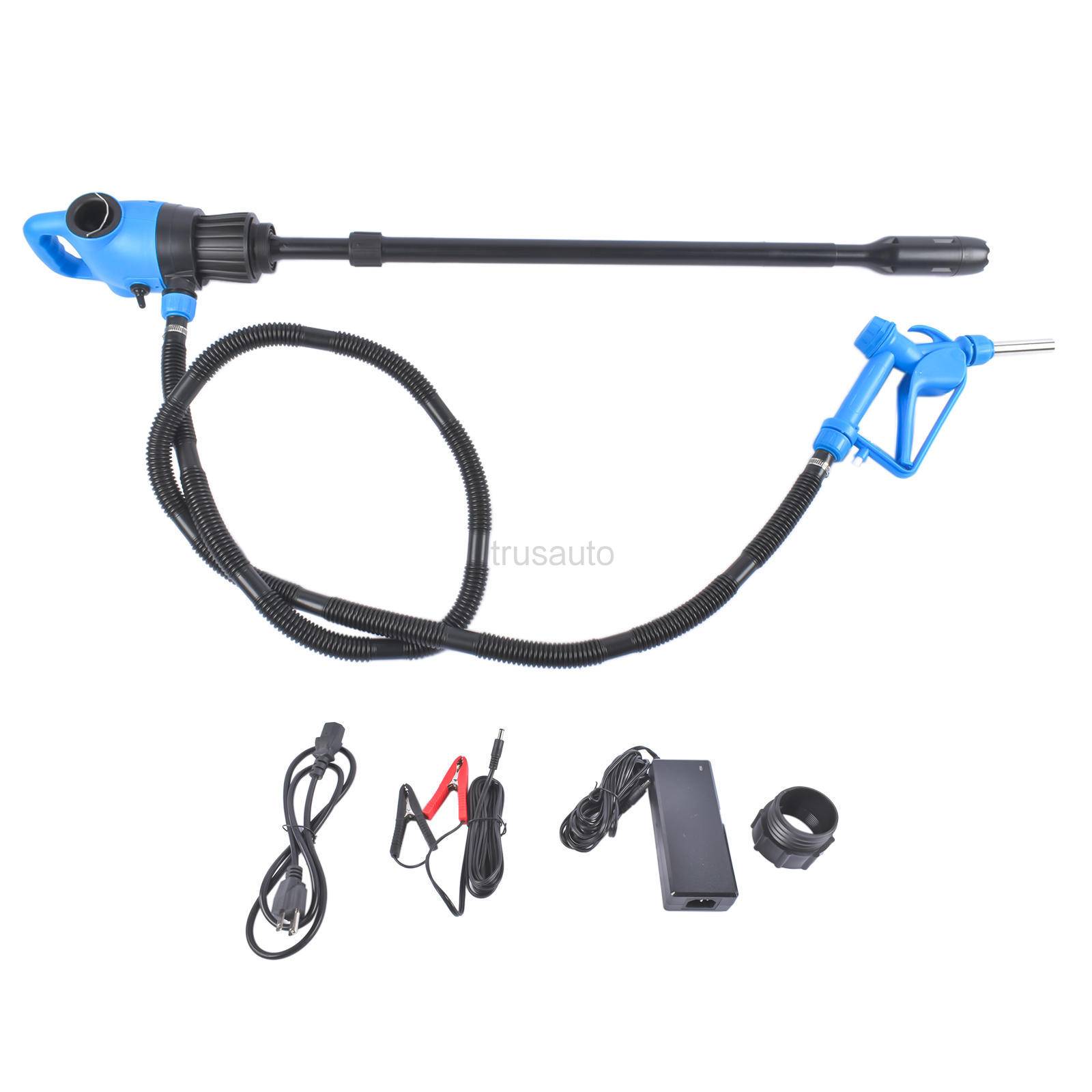 Electric Drum Pump, 55 gallon, 120V AC/12V DC Power