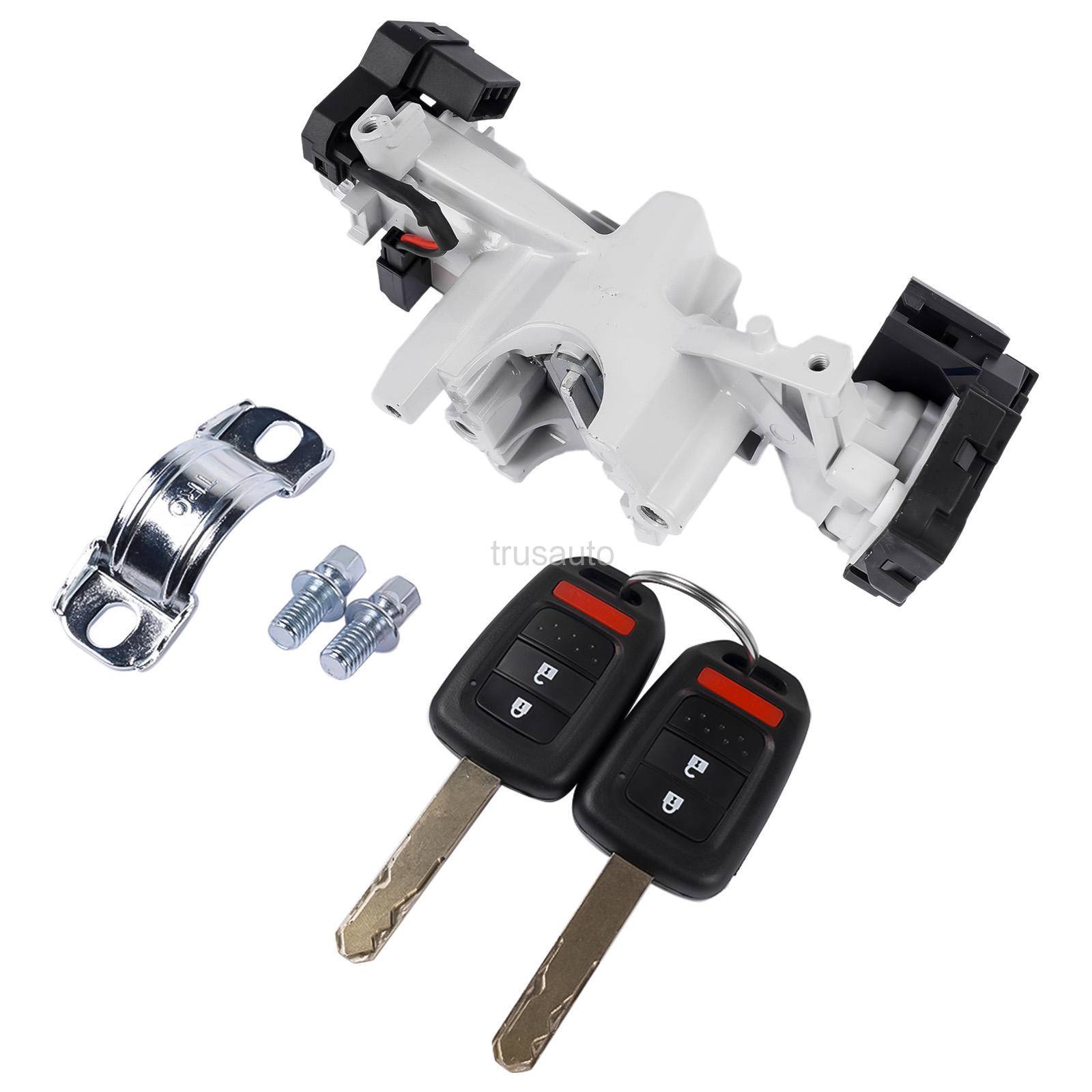39730-T2A-A0, 39730T2AA0, 39730-T2A-A1，39730T2AA1, Ignition Switch Lock Cylinder Housing Assembly, for Honda Accord 2.0L 2.4L 3.5L 2013-2017