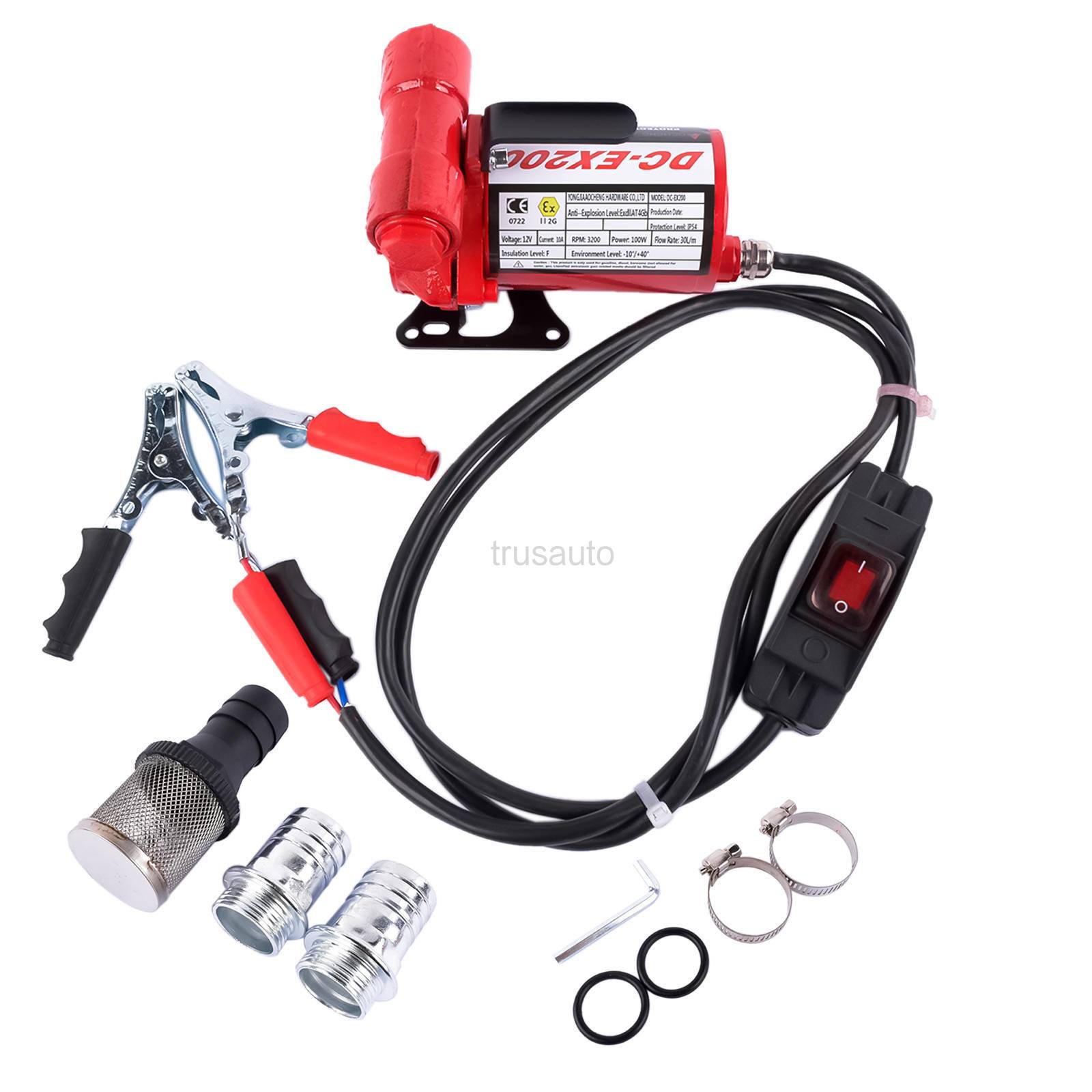 12v 100w 30L/MIN Fuel Transfer Pump