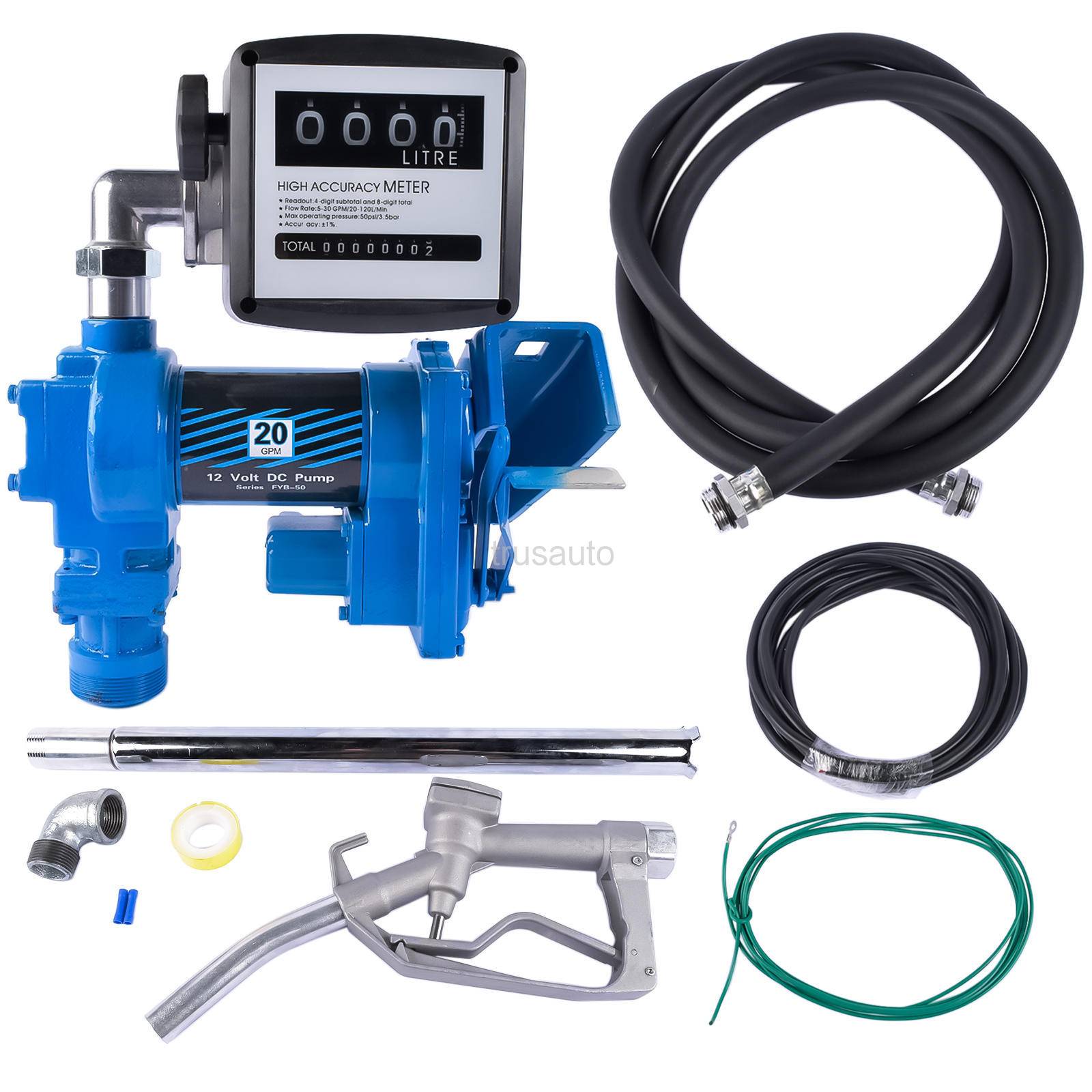 12V DC 20GPM +FM-120-2