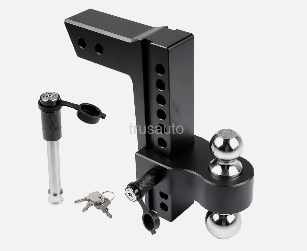 2.5" Receiver 10" Drop/Rise Adjustable Trailer Hitch