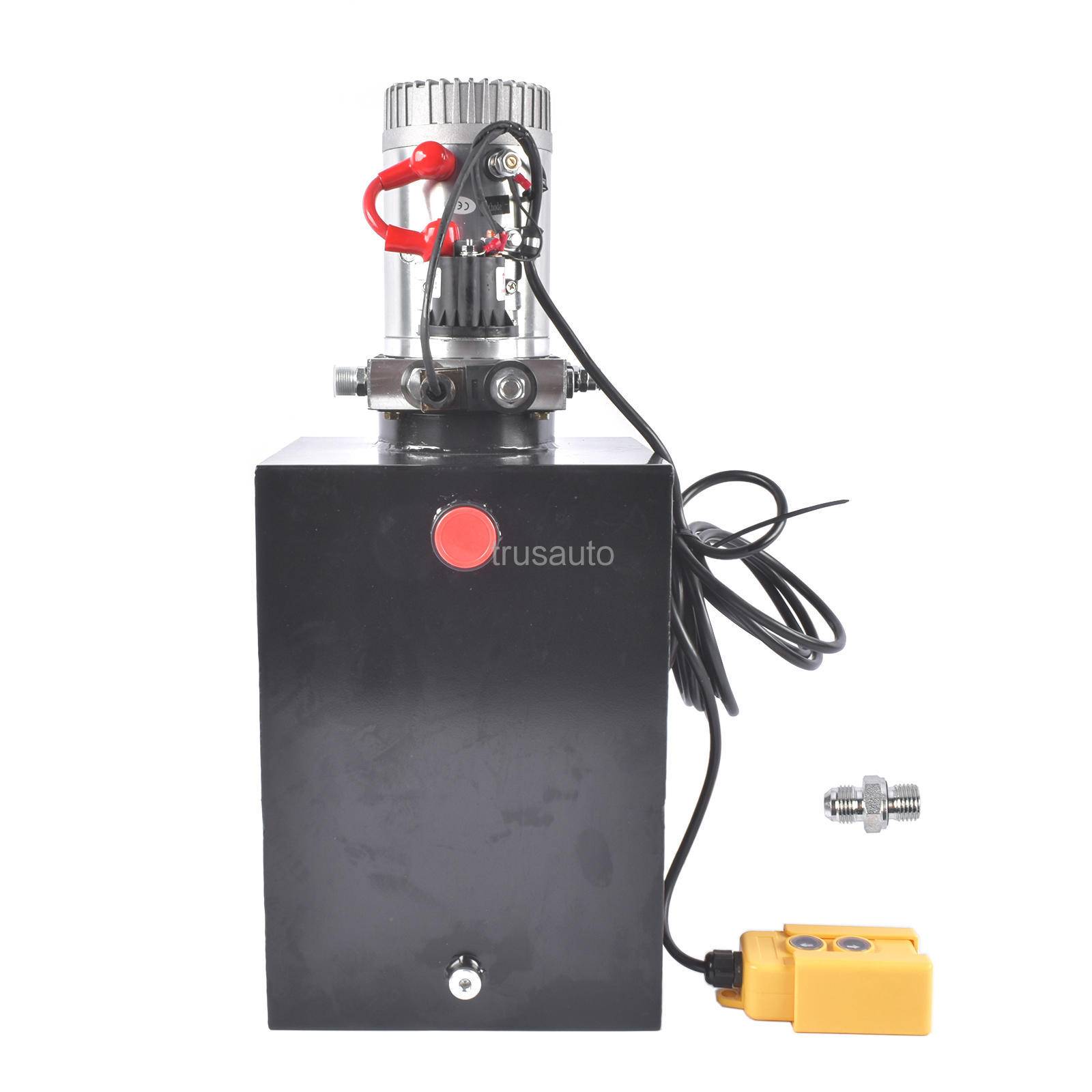 DC 12V 20 Quart Hydraulic Power Unit