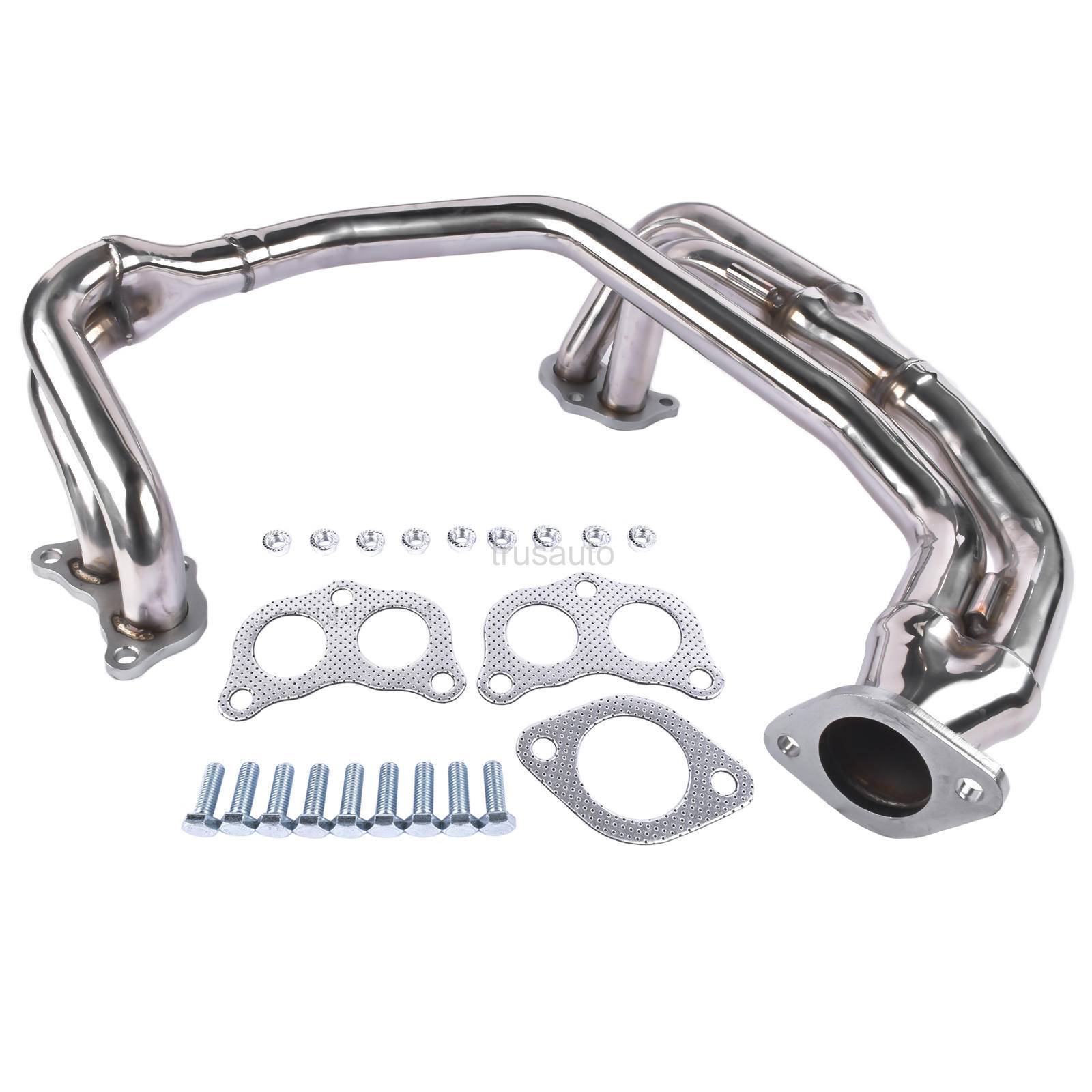 Racing Manifold Exhaust Header, For 1997 - 2005 Subaru Impreza 2.5RS EJ25 NA