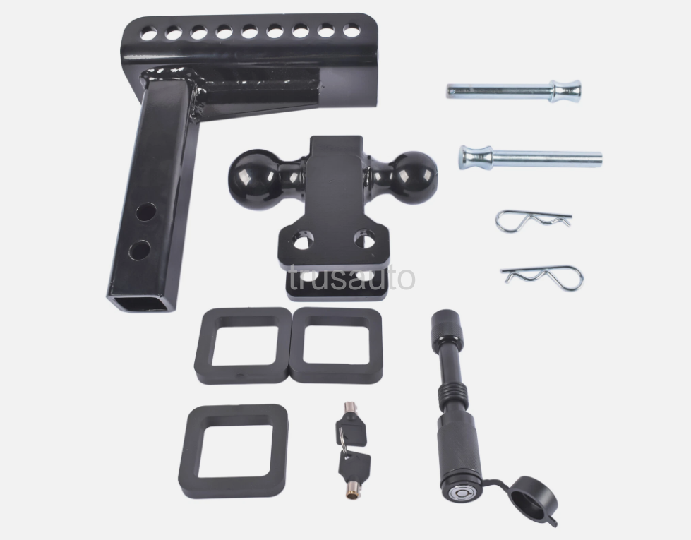 2 inch Receiver, 6inch Drop/Rise, 2" & 2-5/16" Ball Hitches, for Trucks/20000 LBS GTW
